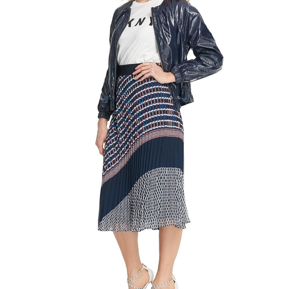 𝅺a76 Faux-Leather Drawstring Bomber Jacket - XS - Picture 2 of 4